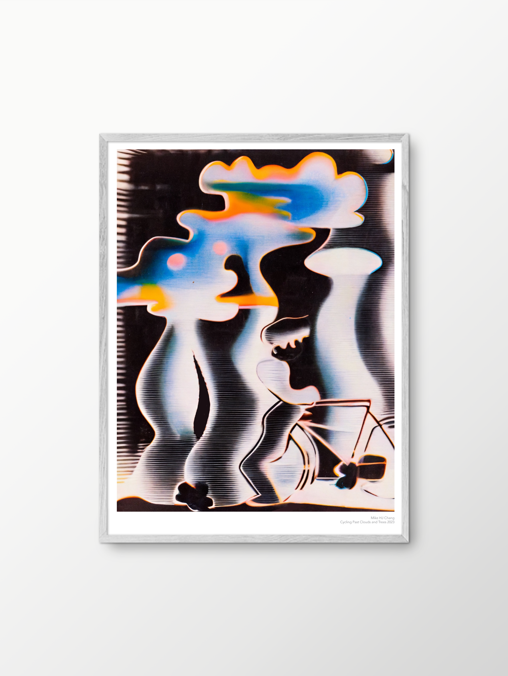 Mike HJ Chang - Cycling Past Clouds and Trees 