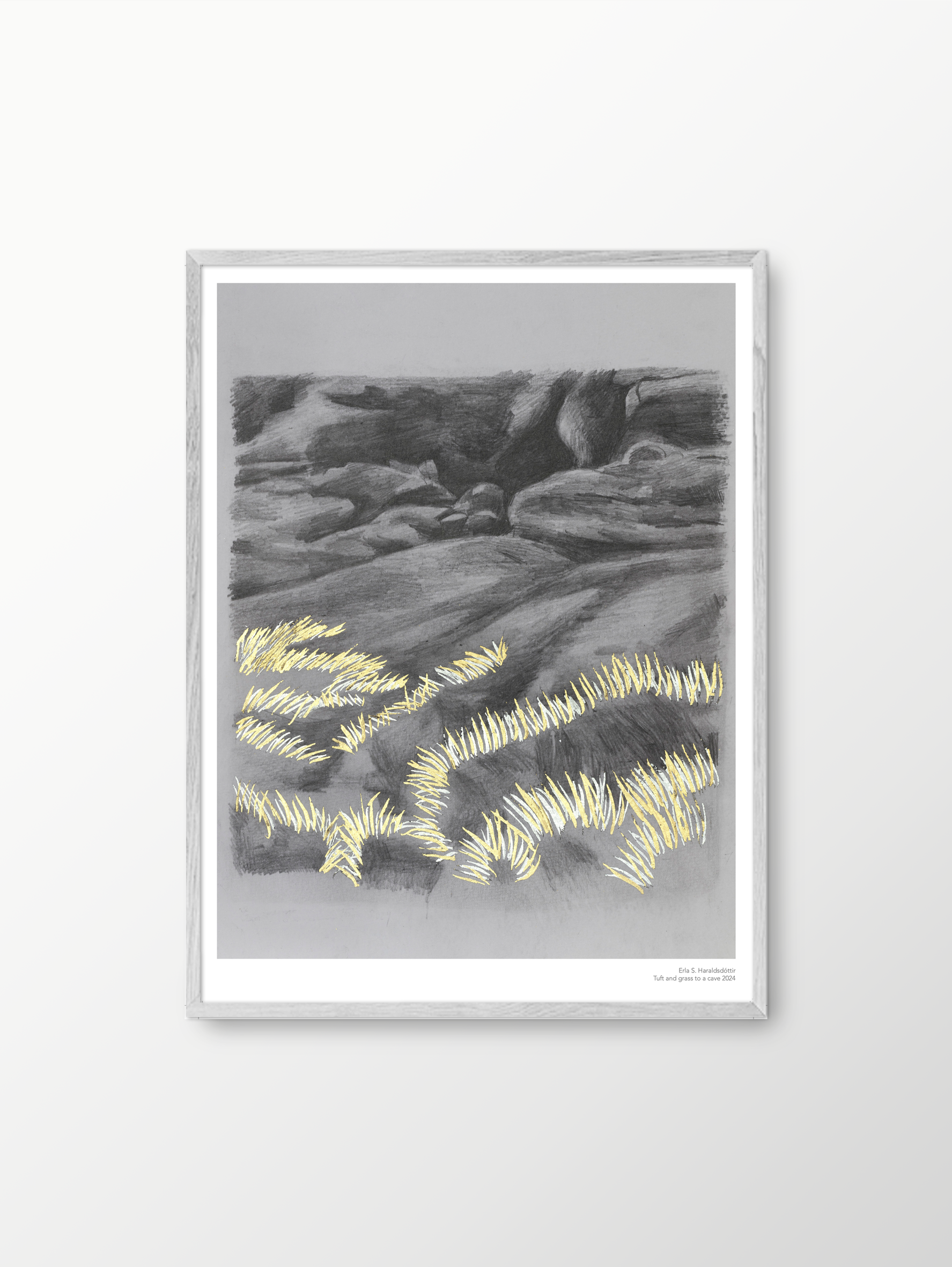 Erla S. Haraldsdóttir | Tuft and grass to a cave