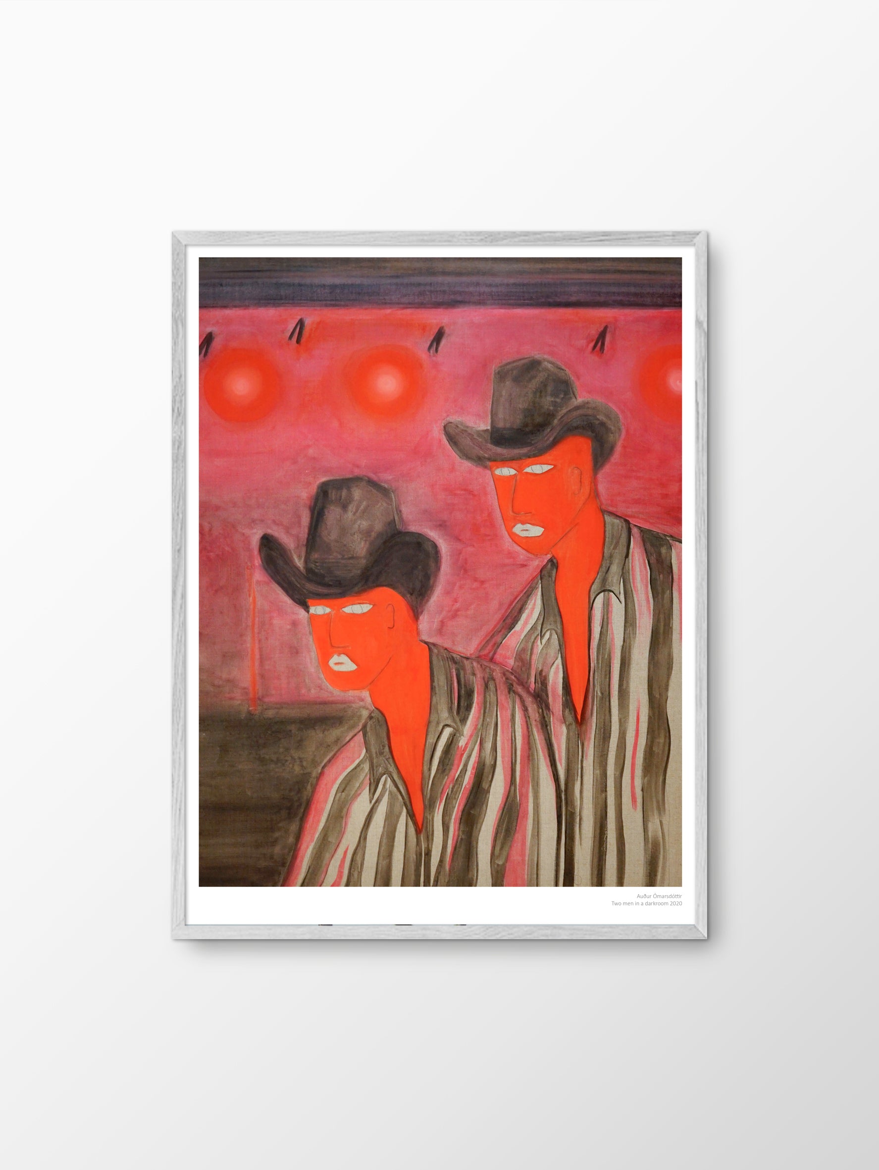 Auður Ómarsdóttir | Two men in a darkroom