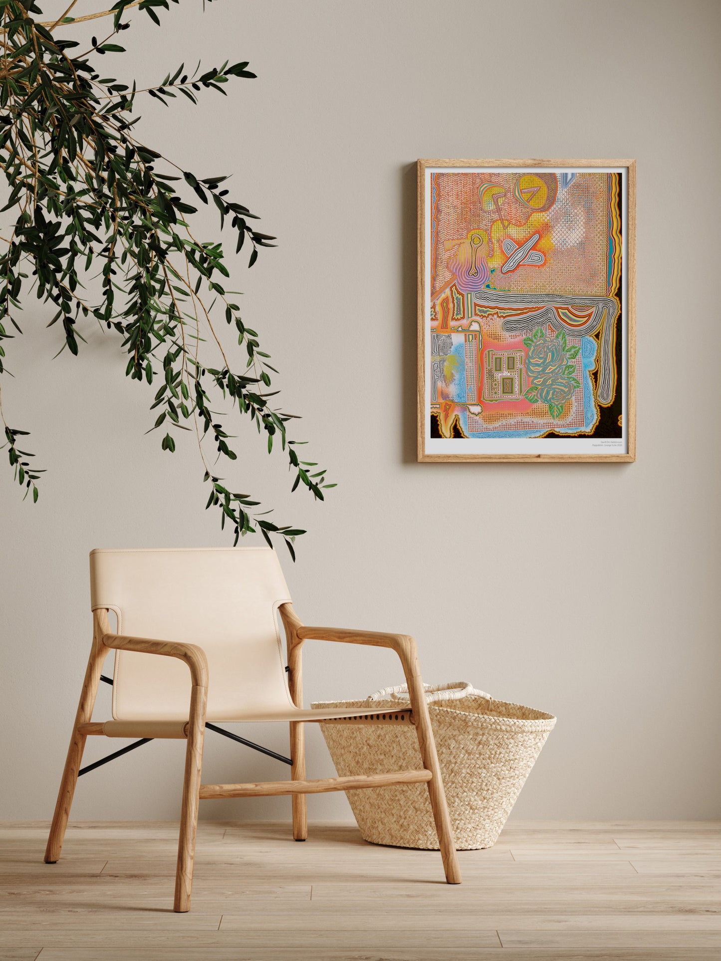 Davíð Örn Halldórsson - Pappablóm: Lounge Suite | Modern Art with a Playful Twist