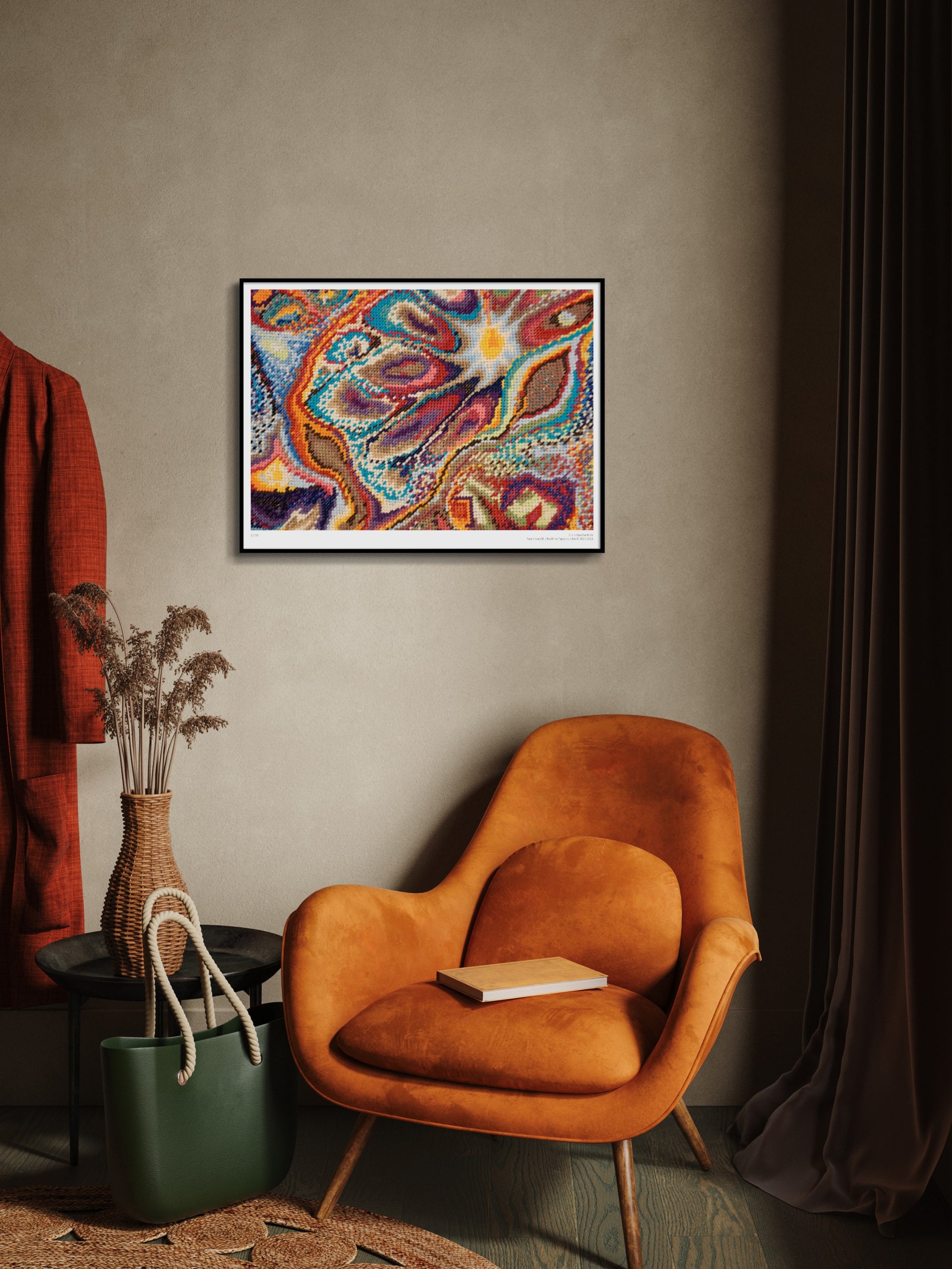 Realtime Tapestry | A Dynamic Fusion of Time and Art