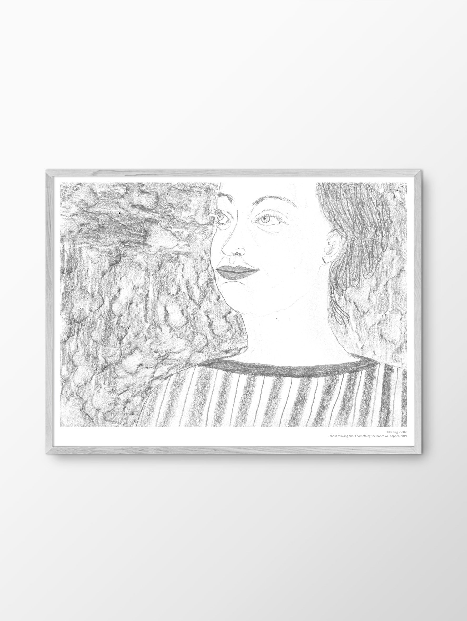 Halla Birgisdóttir | she is thinking about something she hopes will happen